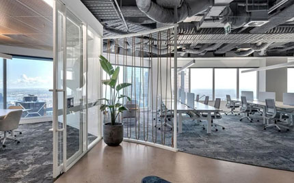 1400平地產(chǎn)公司辦公室裝修設計效果分享