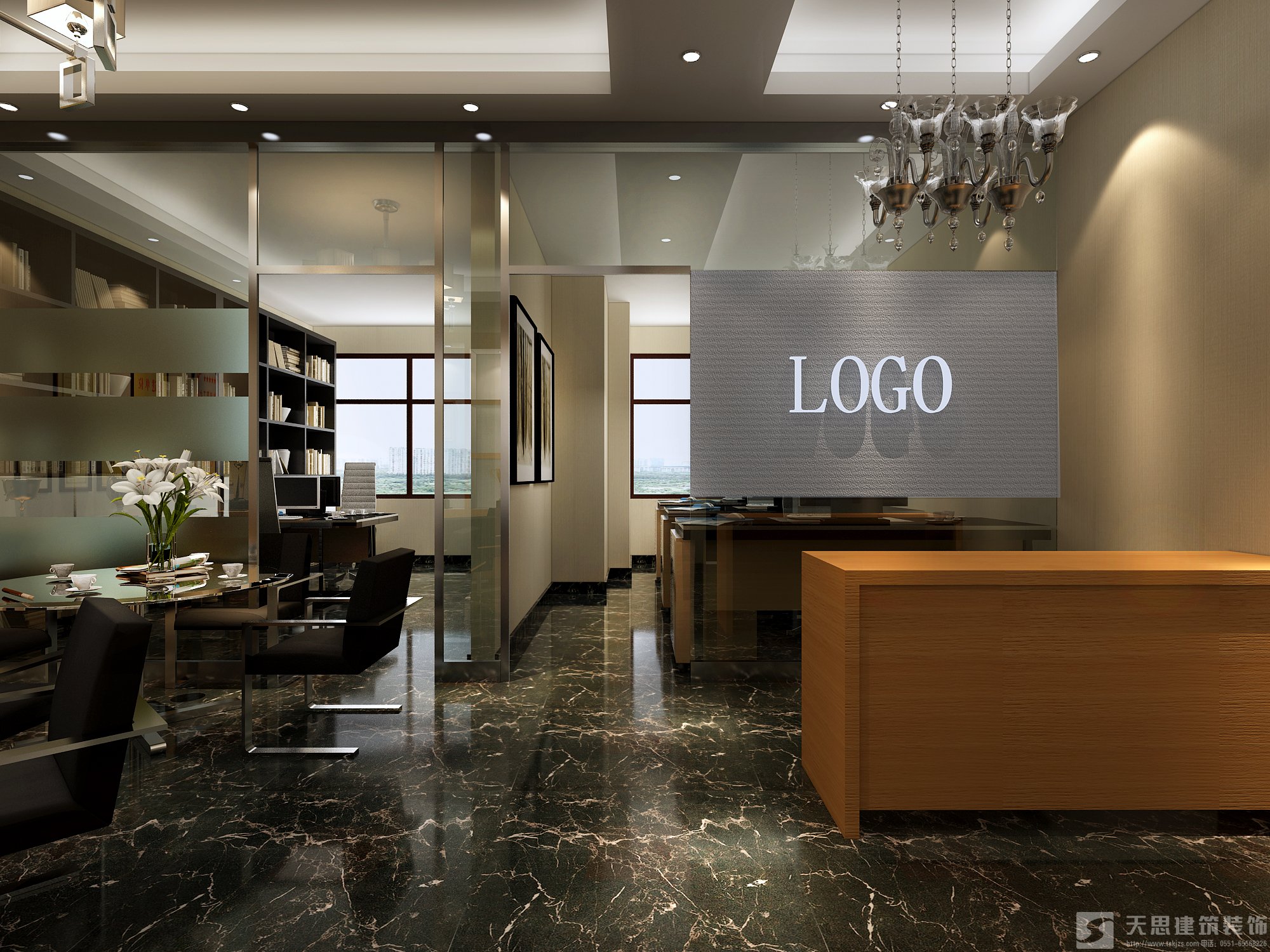 留白在<a href=http://www.jybxdl.cn/ target=_blank class=infotextkey>合肥辦公室裝修</a>設計中的運用